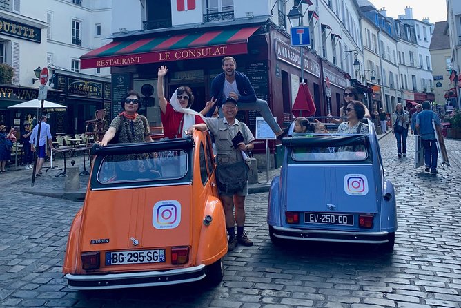Vintage 2CV Adventure: 1-Hour Paris Highlights Tour - Comfort, sound, and photo tips from the way people describe the ride