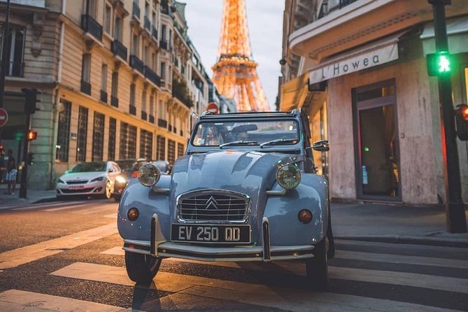 Vintage 2CV Adventure: 2-Hour Paris Highlights Tour - What the 2-hour flow feels like, from pickup to final drop-off